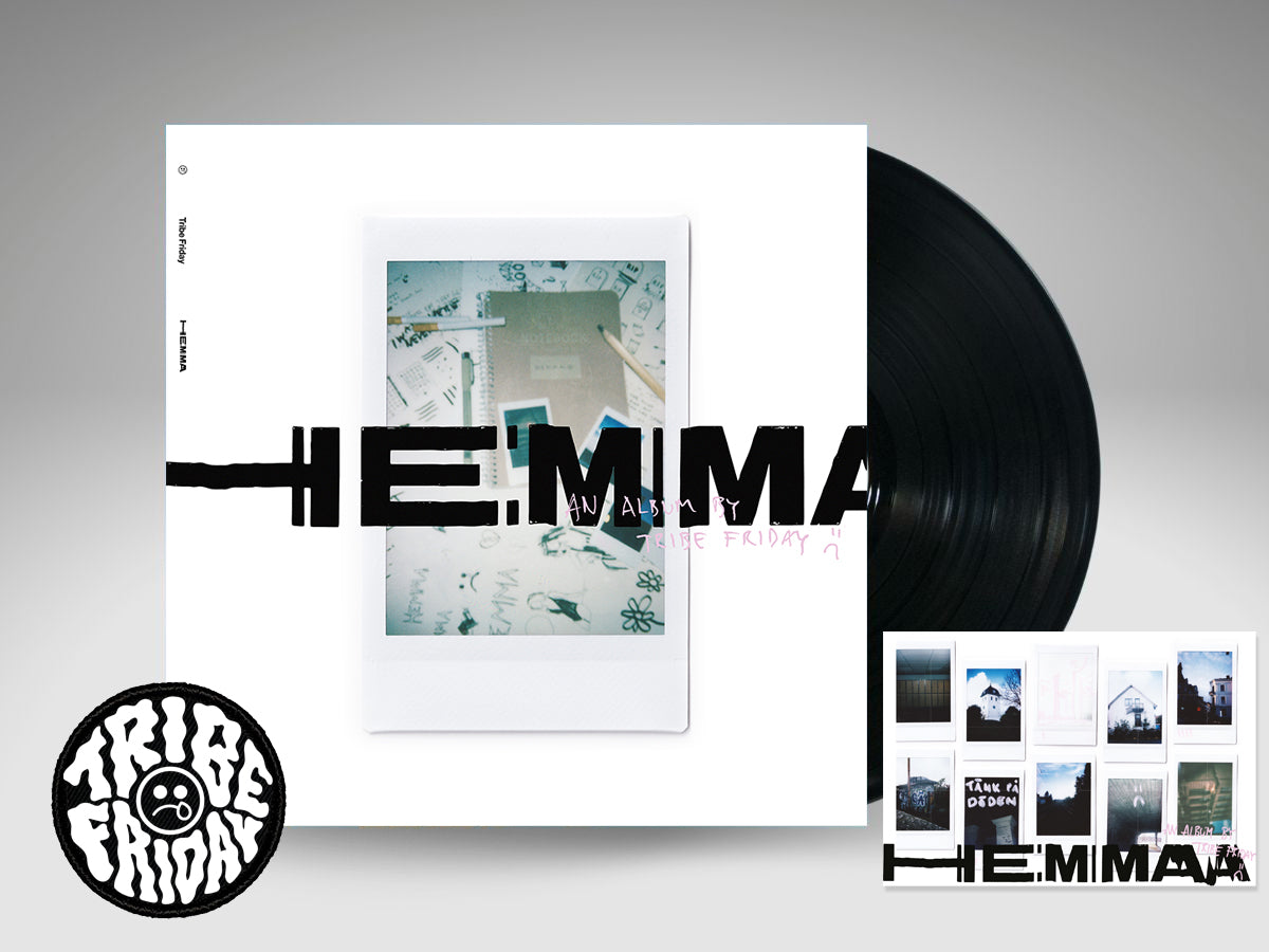 Tribe Friday - Hemma Vinyl LP package with patch + postcard