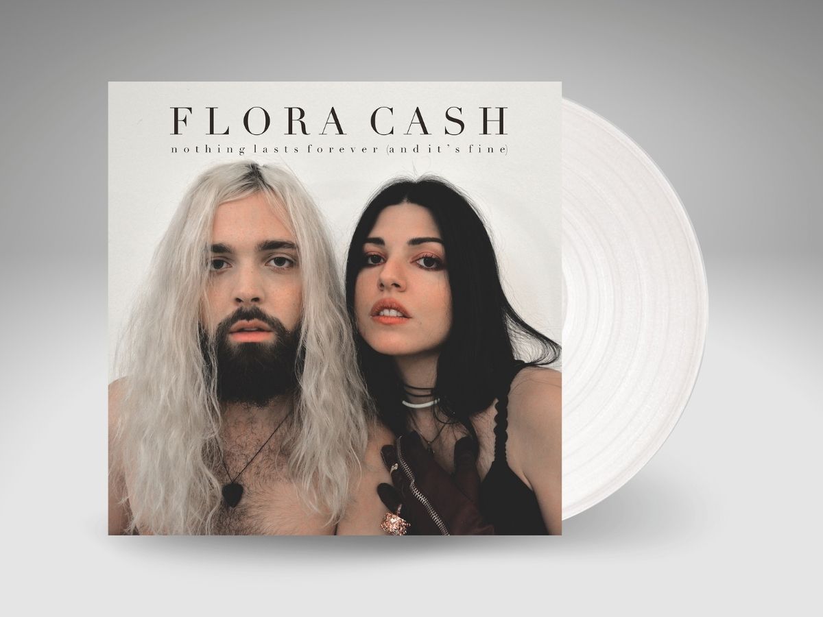 Flora Cash - Nothing Lasts Forever (And Its' Fine) (1st pressing white opaque 180g vinyl) LP in 3mm spined sleeve